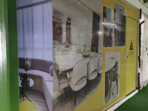 Diseño, impresión e instalación de microperforado para fachada